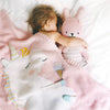 Unicorn Handmade Yarn Blanket for Kids
