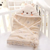 Baby Wrap Blanket, Newborn Swaddle, Fleece Cotton Blanket