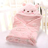 Baby Wrap Blanket, Newborn Swaddle, Fleece Cotton Blanket